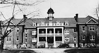 Historic photo of the Mohawk Institute Residential School