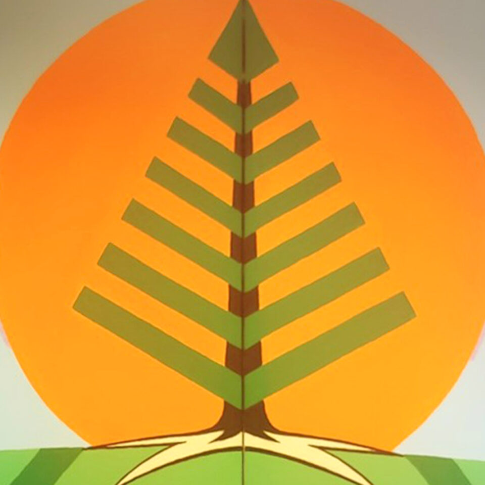 tree mural